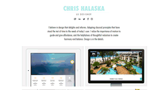 Desktop Screenshot of chrishalaska.com